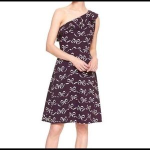BANANA REPUBLIC I. NWT One Shoulder Dress Ruffle Ribbon (6P)